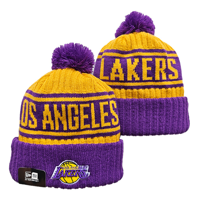 Los Angeles Lakers 2025 Knit Hats 001 Los Angeles Lakers 2025 Knit Hats 001